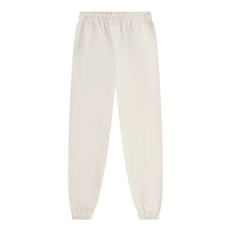 Young Original Urban Academy Heavy Weight Cuffed Trackpants, Cream, hi-res