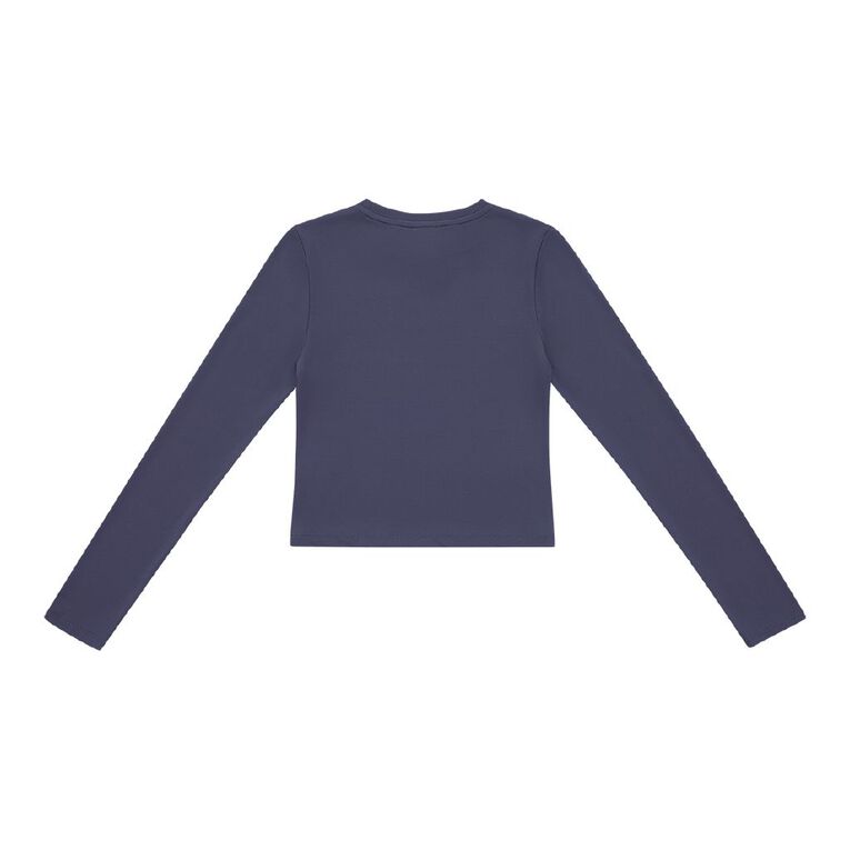 Young Original Long Sleeve Supersoft Top, Blue Dark, hi-res