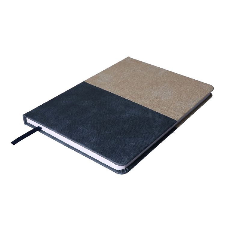 Uniti Stationery A5 Navy Polyurethane Notebook, , hi-res