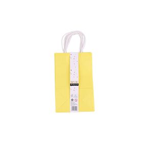 Party Inc Paper Bag Yellow 6 Pack