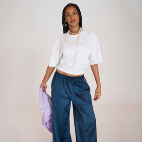 BRDRLESS Sloane Crop Short Sleeve Tee