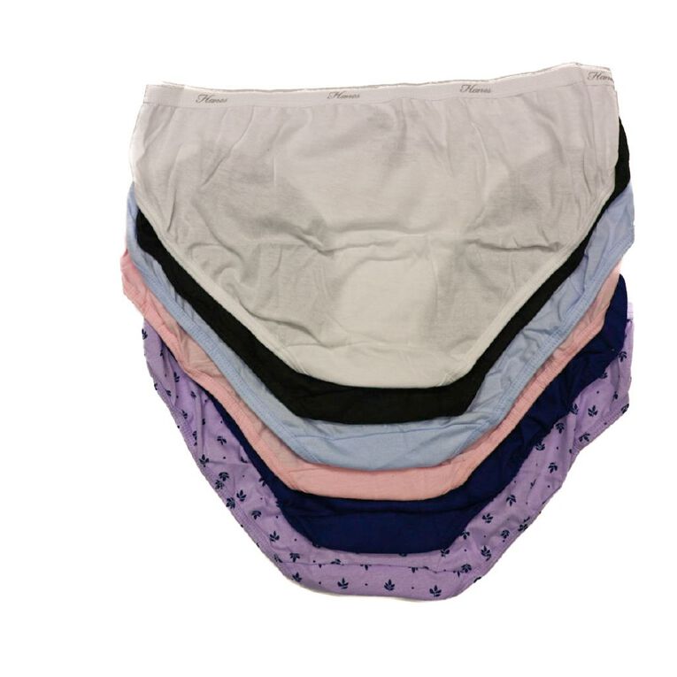 Hanes Women's Cotton Bikini Briefs 6 Pack, Purple Light, hi-res