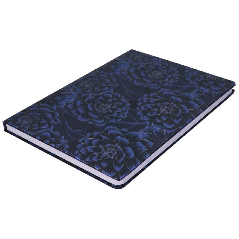 Uniti Stationery Bloom Blue A5 Notebook, , hi-res