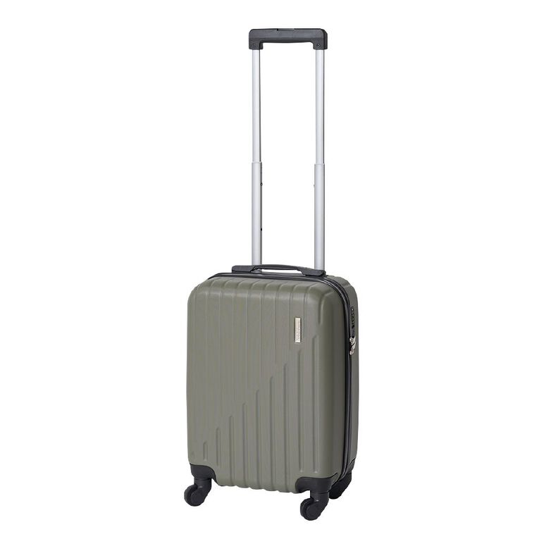 Living & Co Hard Textured Suitcases 2 Piece Set Khaki, , hi-res