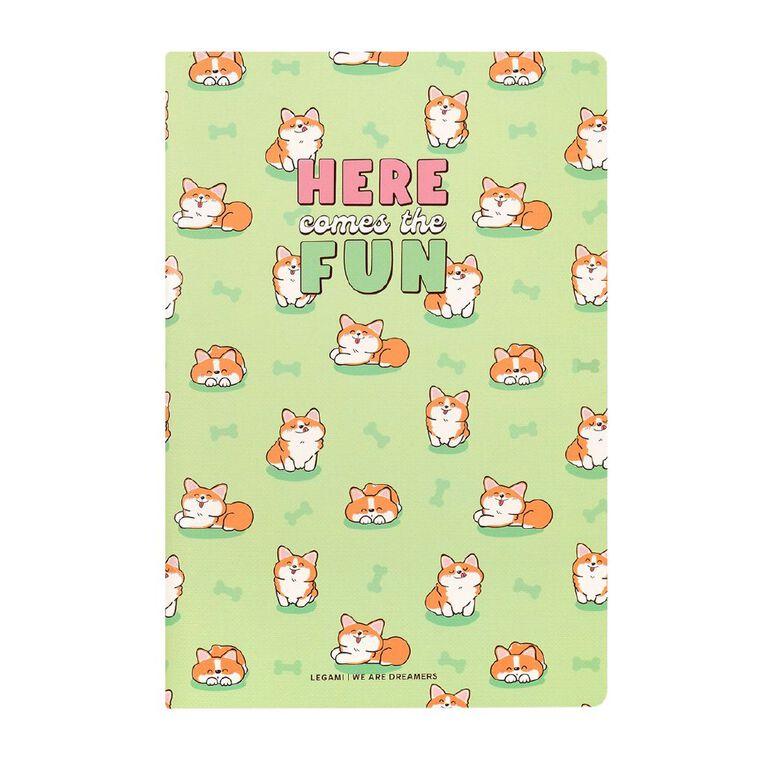 Legami Quaderno Collection Notebook Large Corgi, , hi-res
