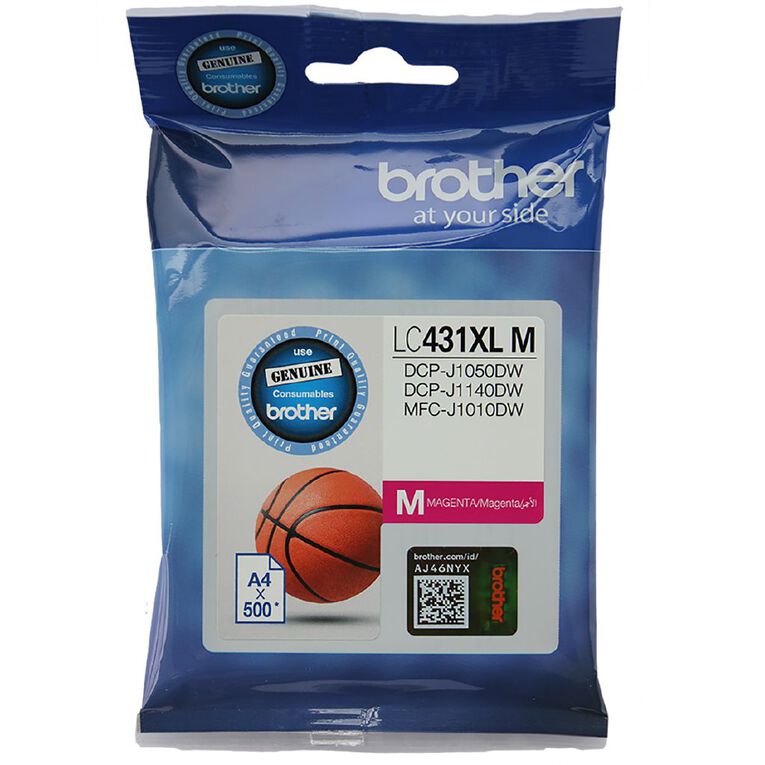 Brother LC431XLM Ink Magenta 500 Pages, , hi-res