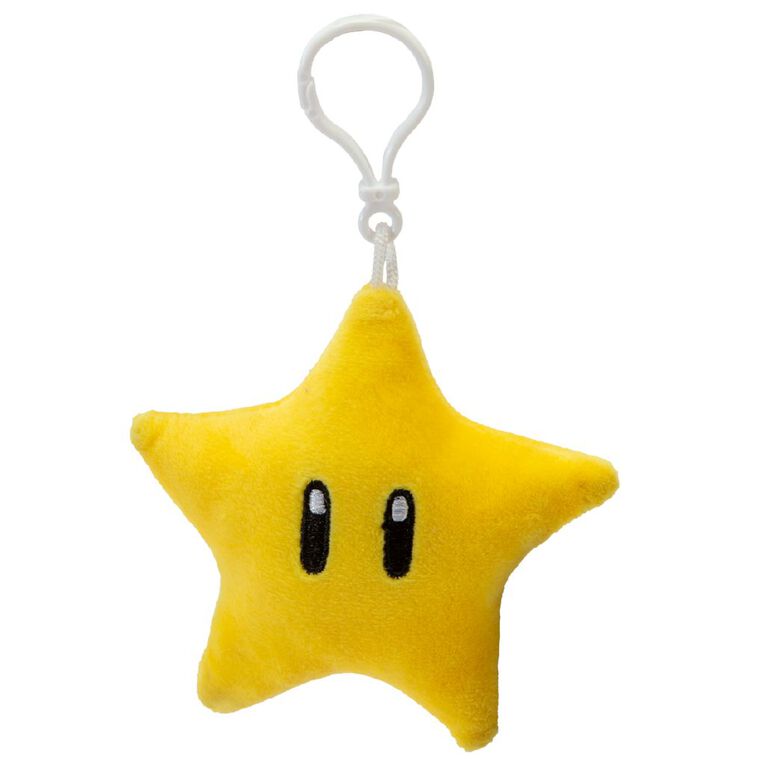 Super Mario Collectible Plush With Bag Clip Assorted, , hi-res
