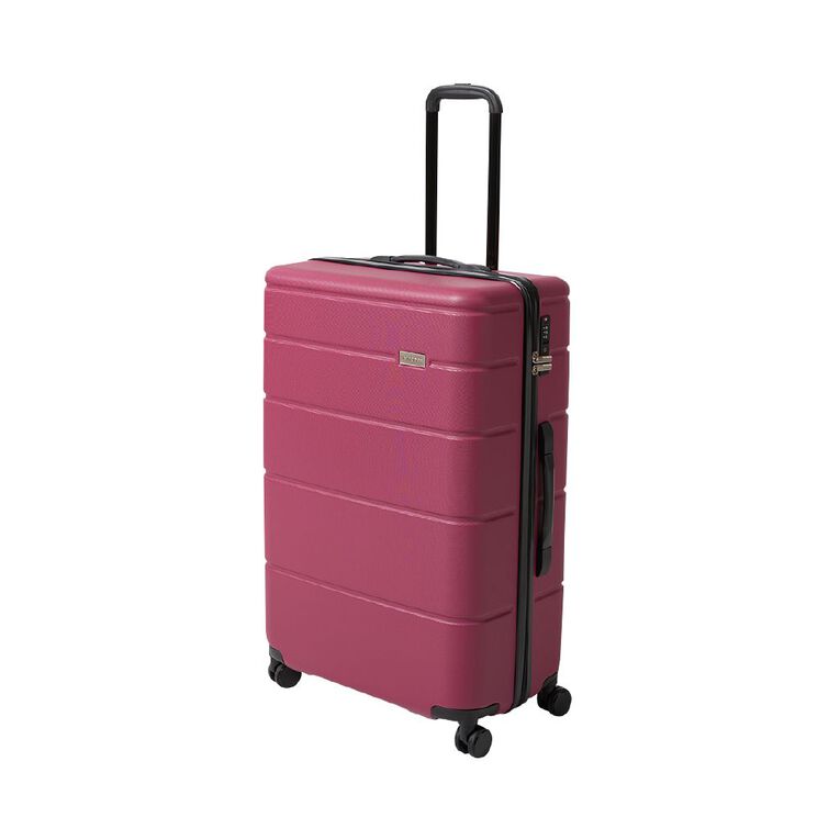 Living & Co 70cm Hard Checked Suitcase, , hi-res