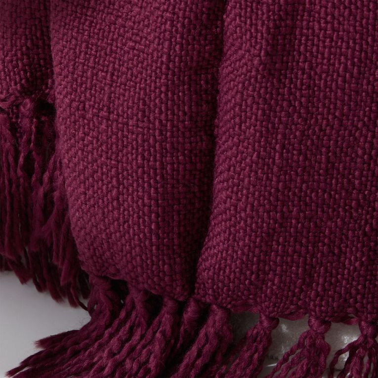 Living & Co Throw Chunky Weave 127cm x 152cm, , hi-res