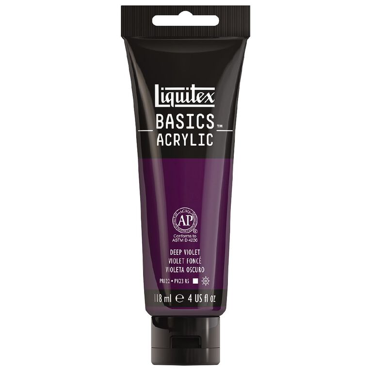 Liquitex Basics Acrylic 118ml Deep Violet, , hi-res