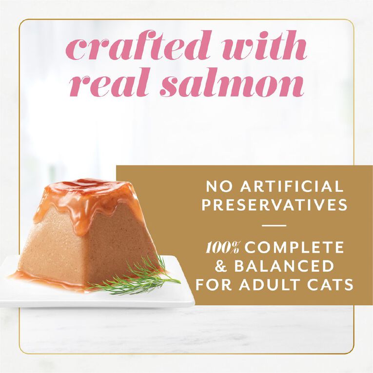 Fancy Feast Gems Salmon Mousse Wet Cat Food 2x57g, , hi-res