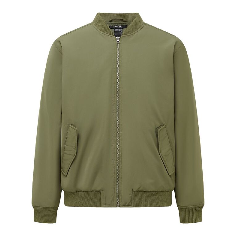 H&H Men's Bomber Jacket, Green Dark, hi-res
