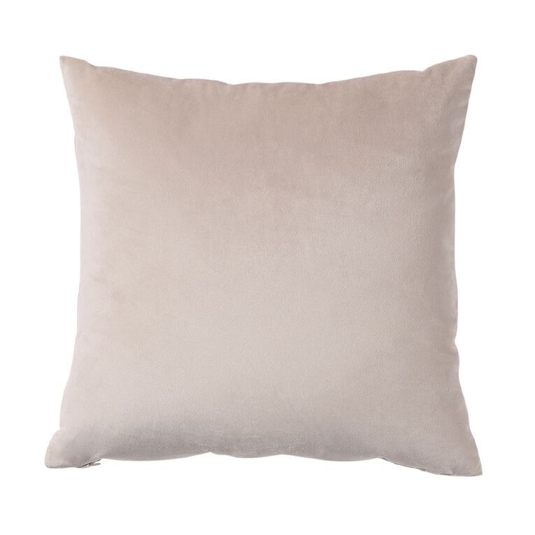 Living & Co Cushion Geo Natural 45cm x 45cm, , hi-res