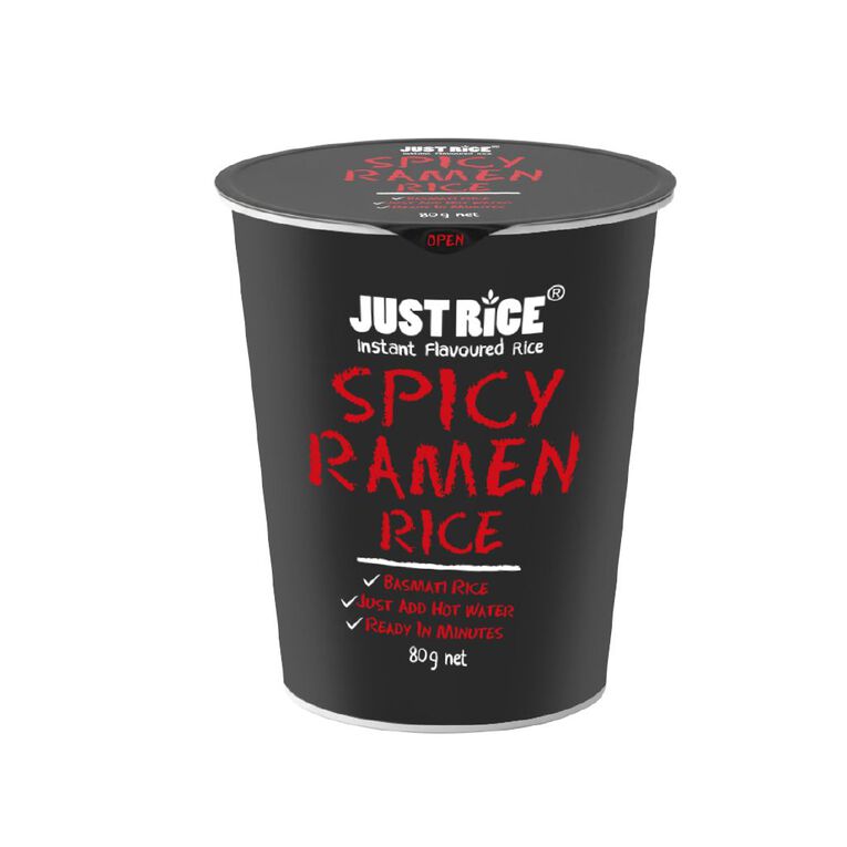 Just Rice Instant Rice Cup Spicy Ramen 80g