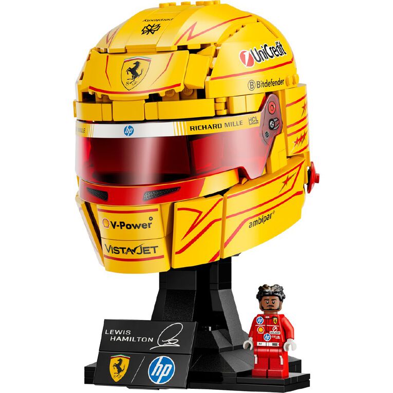 LEGO Editions Formula 1 Scuderia Ferrari HP Lewis Hamilton Helmet 43022, , hi-res