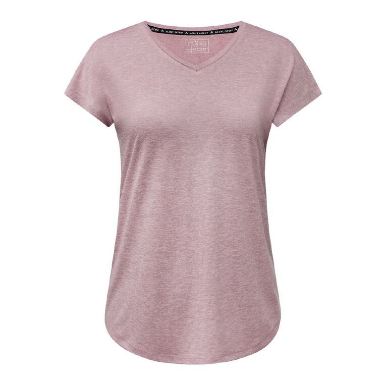 Active Intent Women's Active Cationic Tee, Pink Light, hi-res