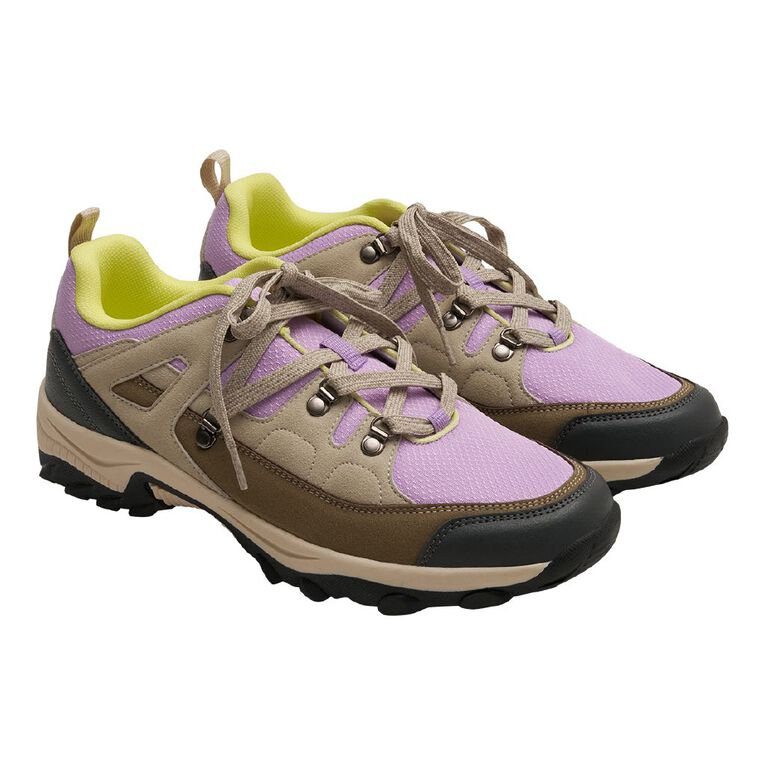 Active Intent Women's Trek Hiker Shoes, Purple, hi-res