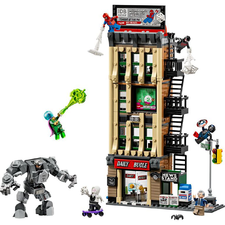 LEGO Marvel Super Heroes Spider Man vs Mysterio The Daily Bugle 76342, , hi-res