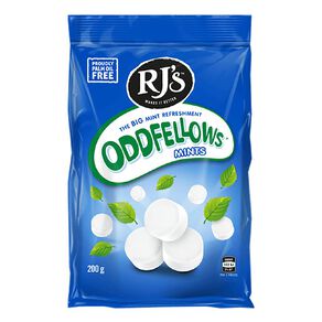 RJ's Oddfellows Mints 200g