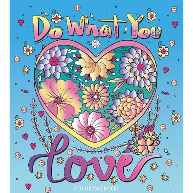 Creative Pages: Do What You Love Coloring Book, , hi-res