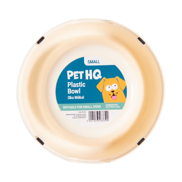 Pet HQ Plastic Bowl White Small, , hi-res