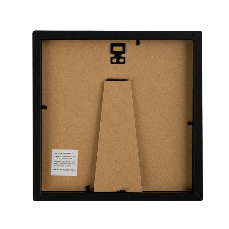 Living & Co Premium Photo Frame 6in x 6in Black, , hi-res