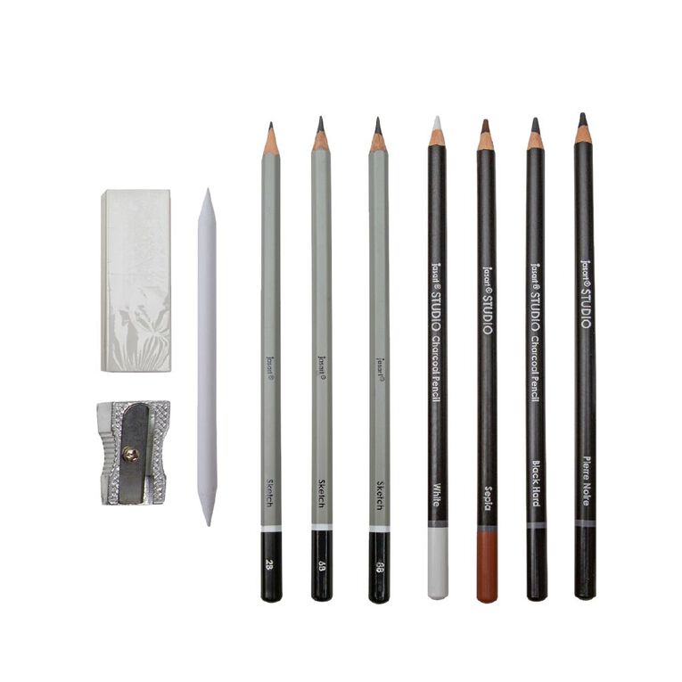 Jasart Sketching Draw Set 10 Piece, , hi-res