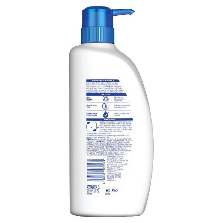 Head & Shoulders Cool Menthol Shampoo 660ml, , hi-res