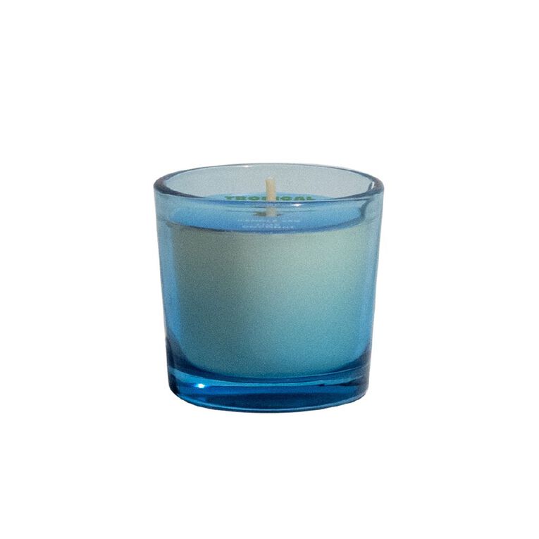 Living & Co Tropical Crush Mini Scented Candle Lime Coconut, , hi-res
