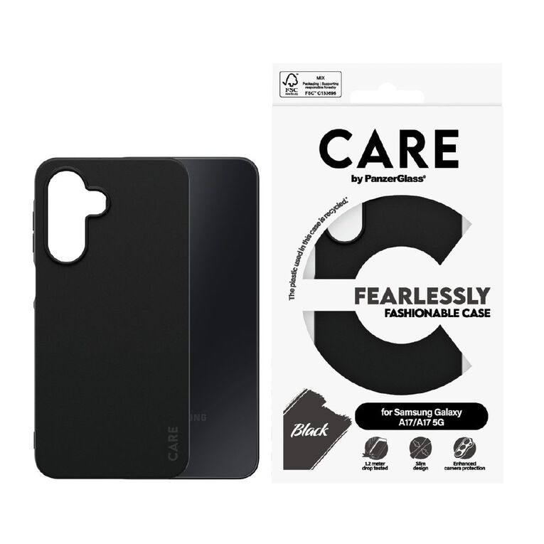 PanzerGlass CARE by Panzer Case For Samsung Galaxy A17 5G Black, , hi-res