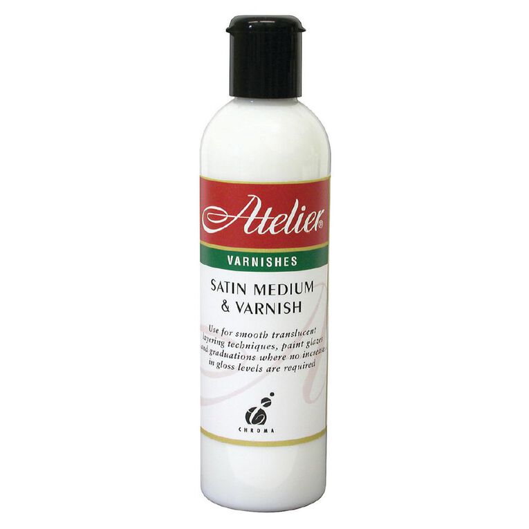 Atelier Medium & Varnish 250ml Satin, , hi-res