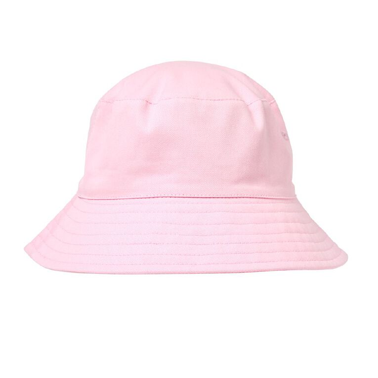 Young Original Kids' Plain Bucket Hat, Pink Light, hi-res