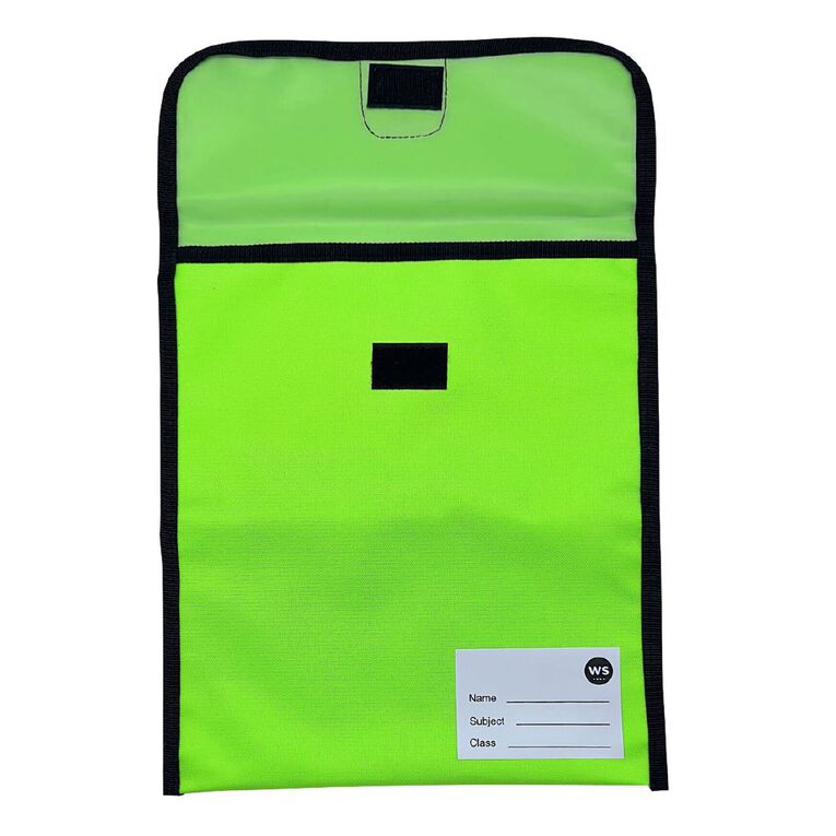 WS Book Bag 270mm x 310mm Green, , hi-res
