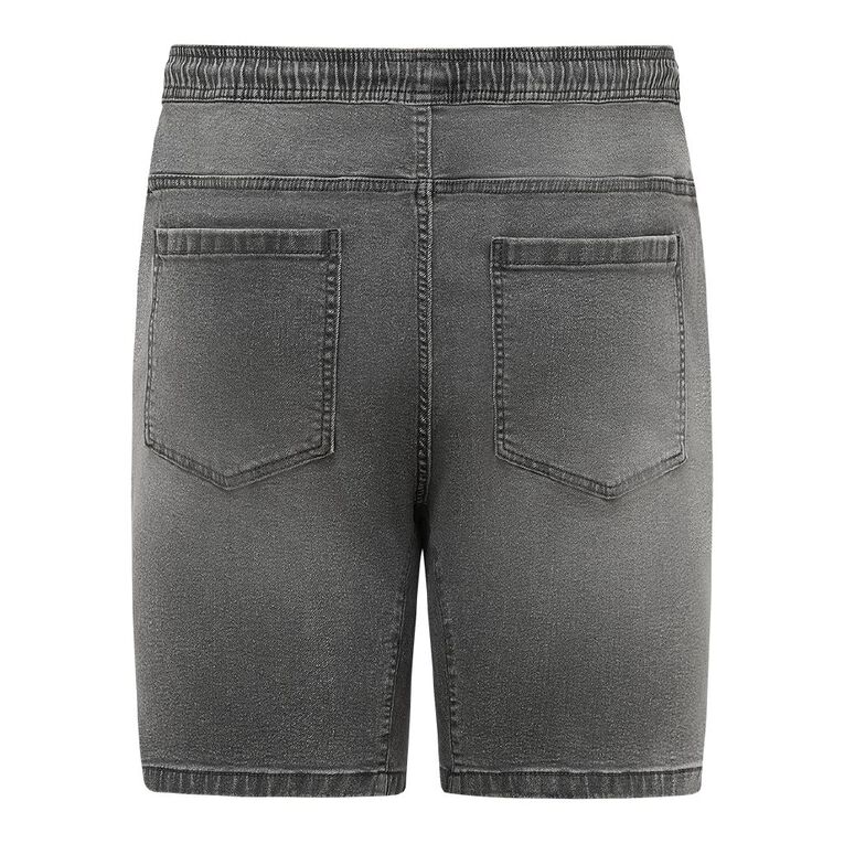 Garage Men's Denim Elastic Waist Shorts, Denim, hi-res