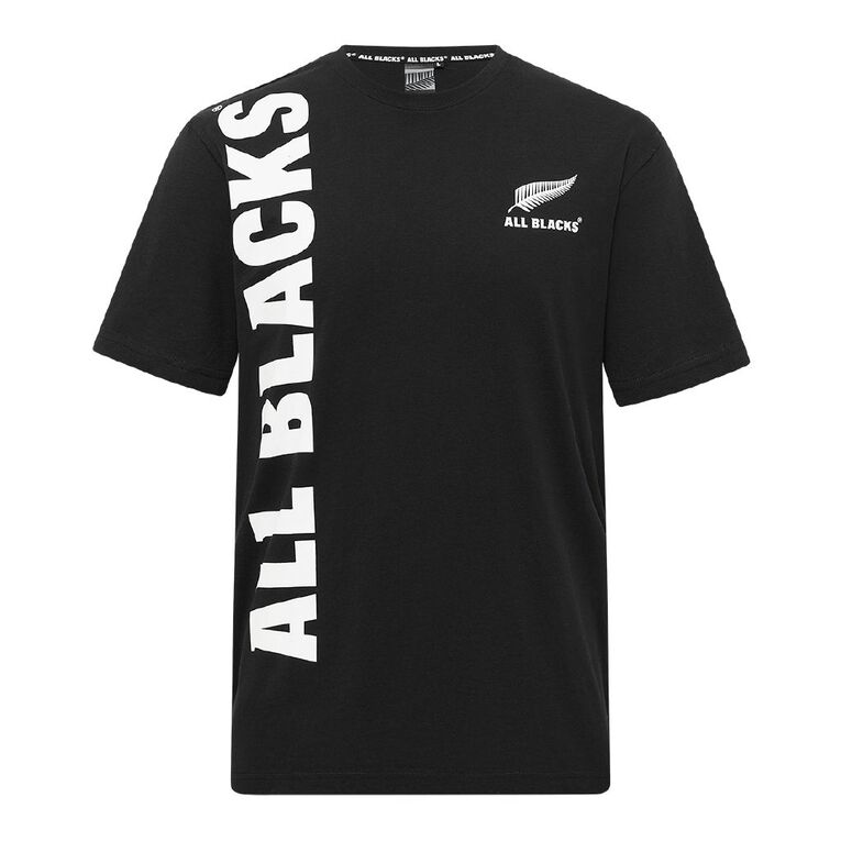 All Blacks Adults' Tee Short Sleeve, Black, hi-res