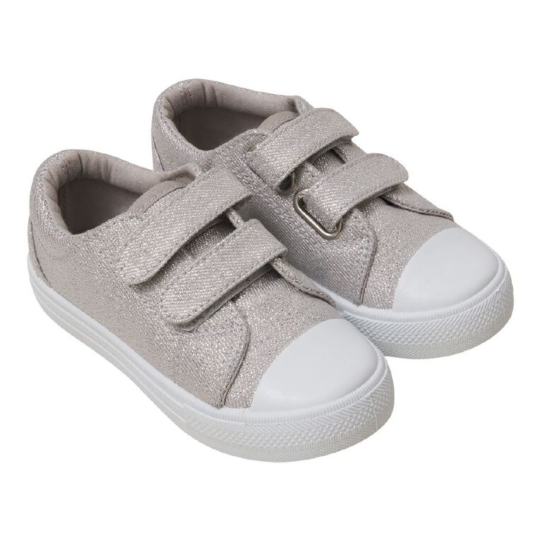 Young Original Junior Kids' Sparkle Sneakers, Silver, hi-res