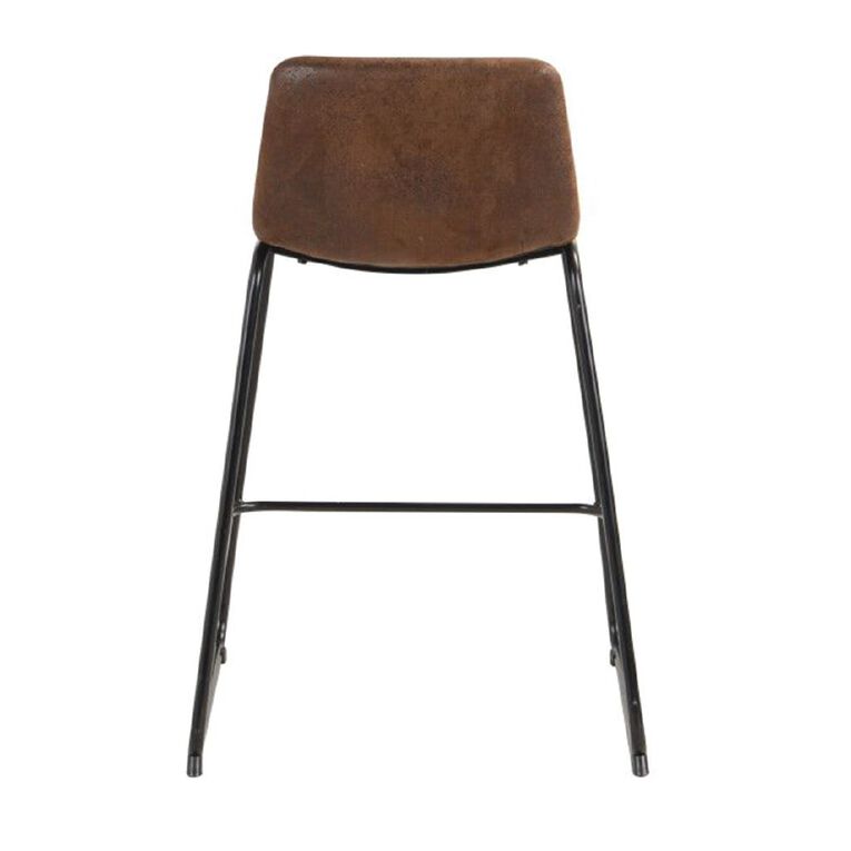 Living & Co Mackenzie Bar Stool Brown, , hi-res