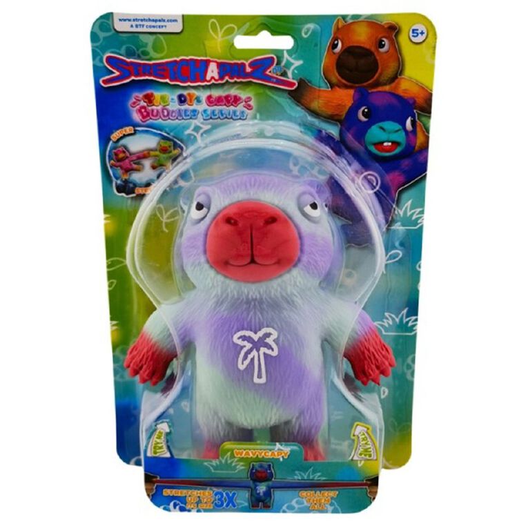 Stretchapalz Tie Dye Caby Buddies 14cm Assorted, , hi-res