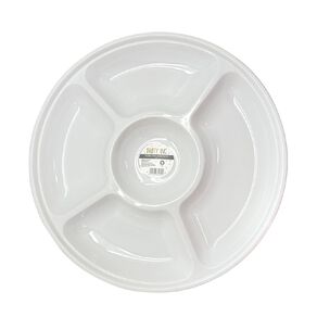Party Inc Round Division Reusable Platter