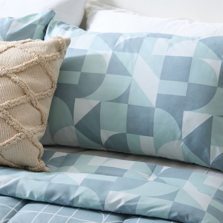 Living & Co 3 Piece Comforter Nova Natural Queen, , hi-res