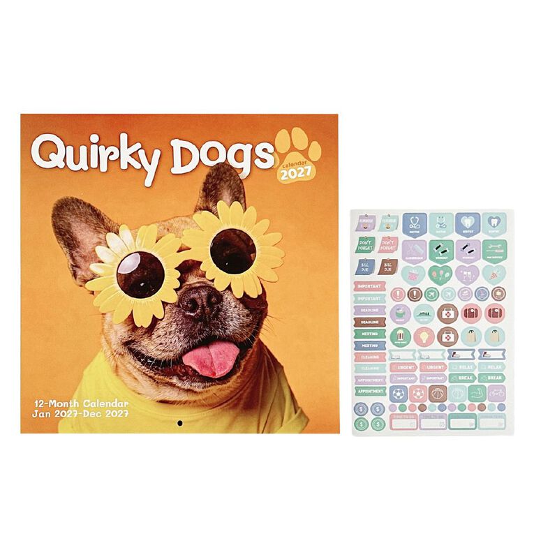 WS 2027 Calendar Quirky Dogs, , hi-res