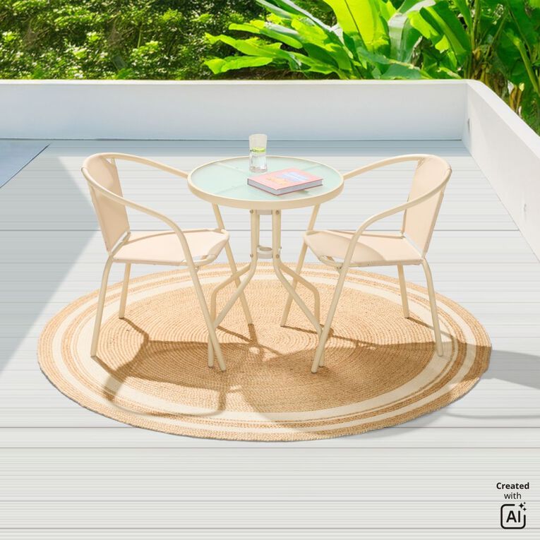 Living & Co Tahiti Bistro Setting Stone, , hi-res