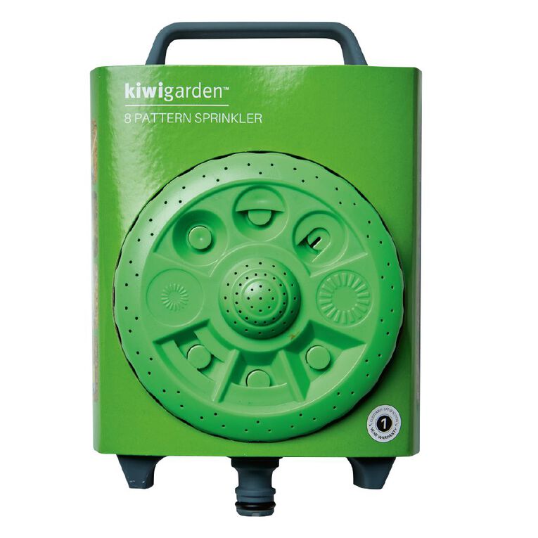 Kiwi Garden 8 Pattern Sprinkler Green, , hi-res