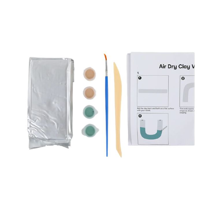 Uniti Air Dry Clay Vase Kit, , hi-res