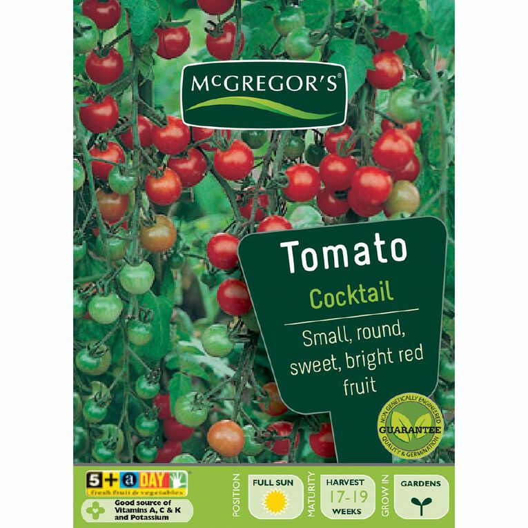 McGregor's Cocktail Tomato Vegetable Seeds, , hi-res