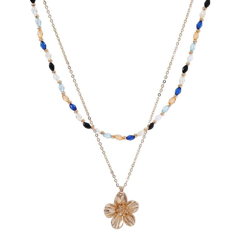 Pendant Necklace 2 Layers, , hi-res