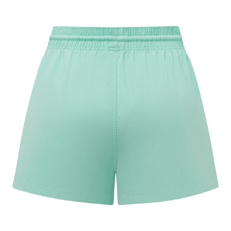 H&H Women's Short Suede Boardshorts, Green Mid, hi-res
