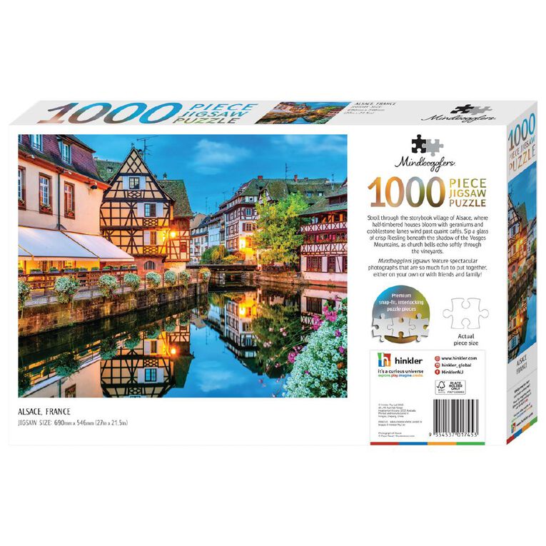 Mindbogglers Alsace France 1000 Piece Puzzle, , hi-res