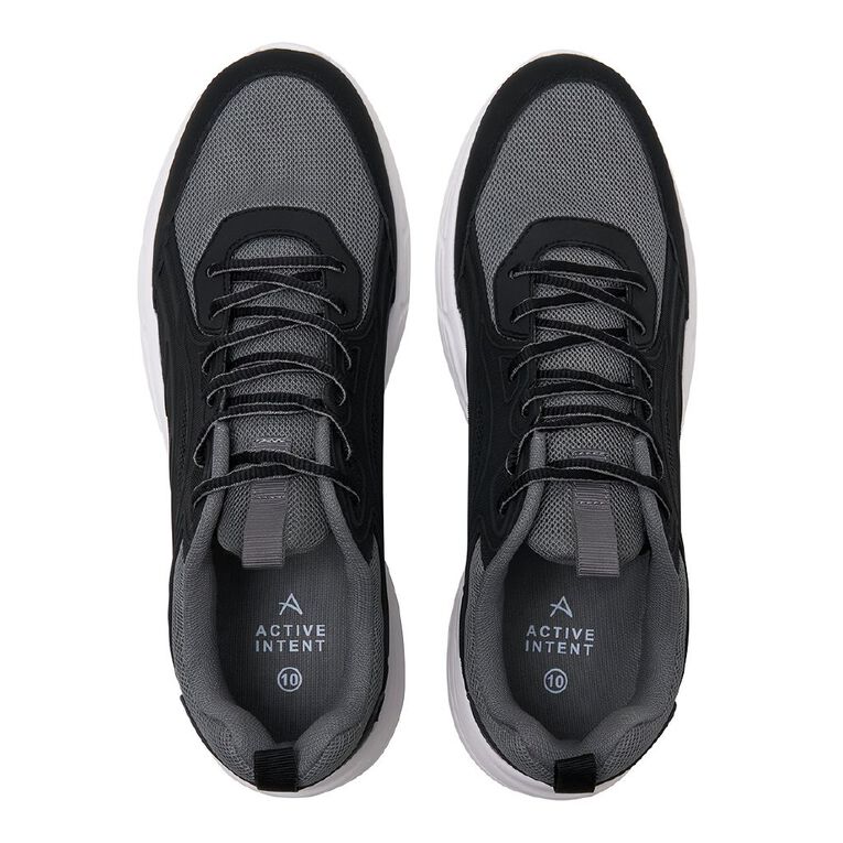 Active Intent Men's Jared Trainers, Black, hi-res