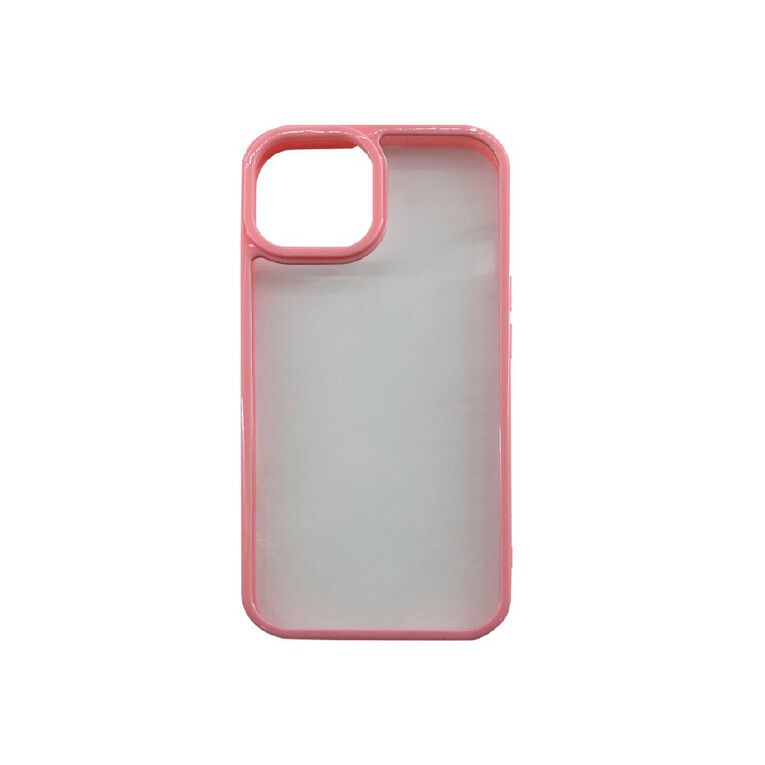 Tech.Inc Clear Phone Case For iPhone 13/14/15 TI0059PK Pink Pink | The Warehouse Tech.Inc Clear Phone Case For iPhone 13/14/15 TI0059PK Pink Pink | The Warehouse